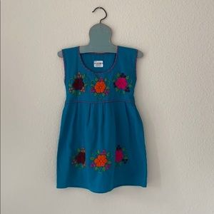 Floral Embroidered Dress from Mexico